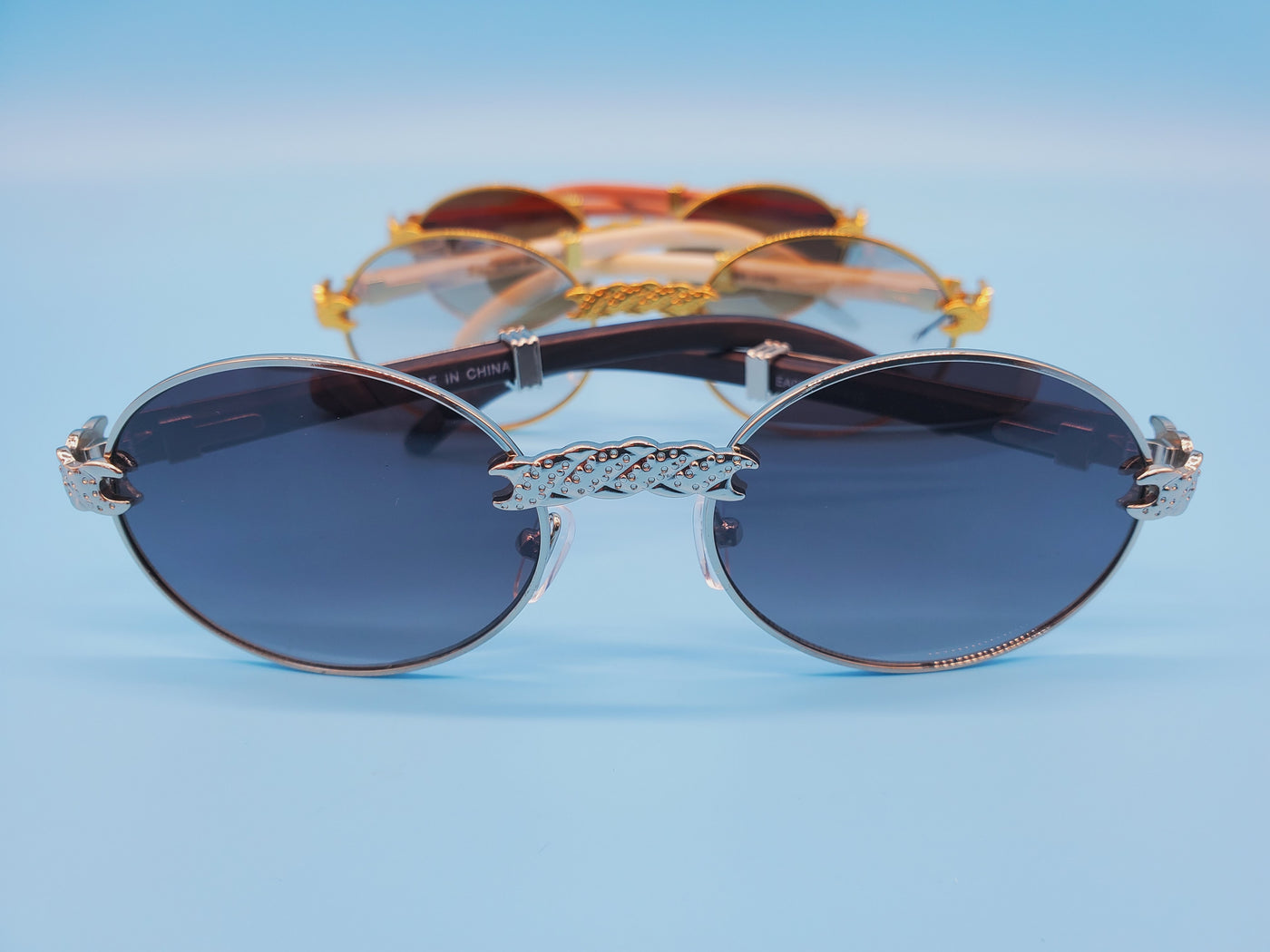 Stylish Round Frame Sunglasses