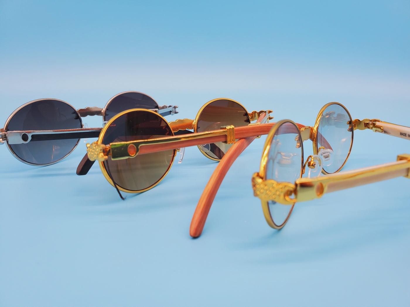 Stylish Round Frame Sunglasses