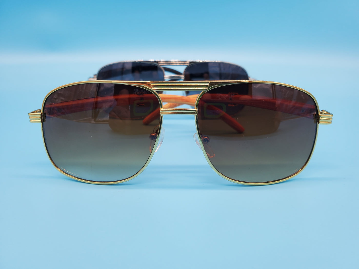 Fashion Gold Framed Sunglasses