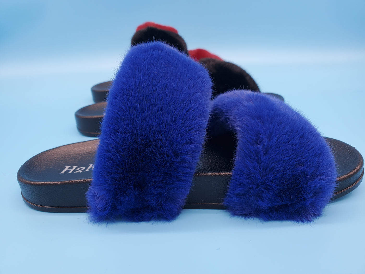 Faux Fur Slippers Slides