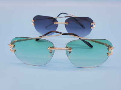 Trendy Rimless sunglasses