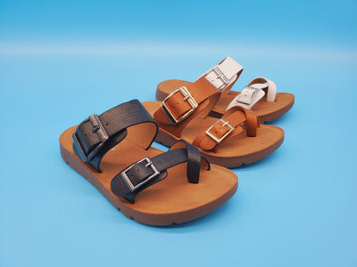 Kids two Band Footbed Sandals