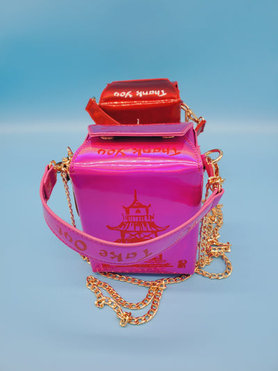 Small Chineses To Go Box Mirror Clutch