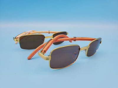 Classic Gold Frame Sunglasses