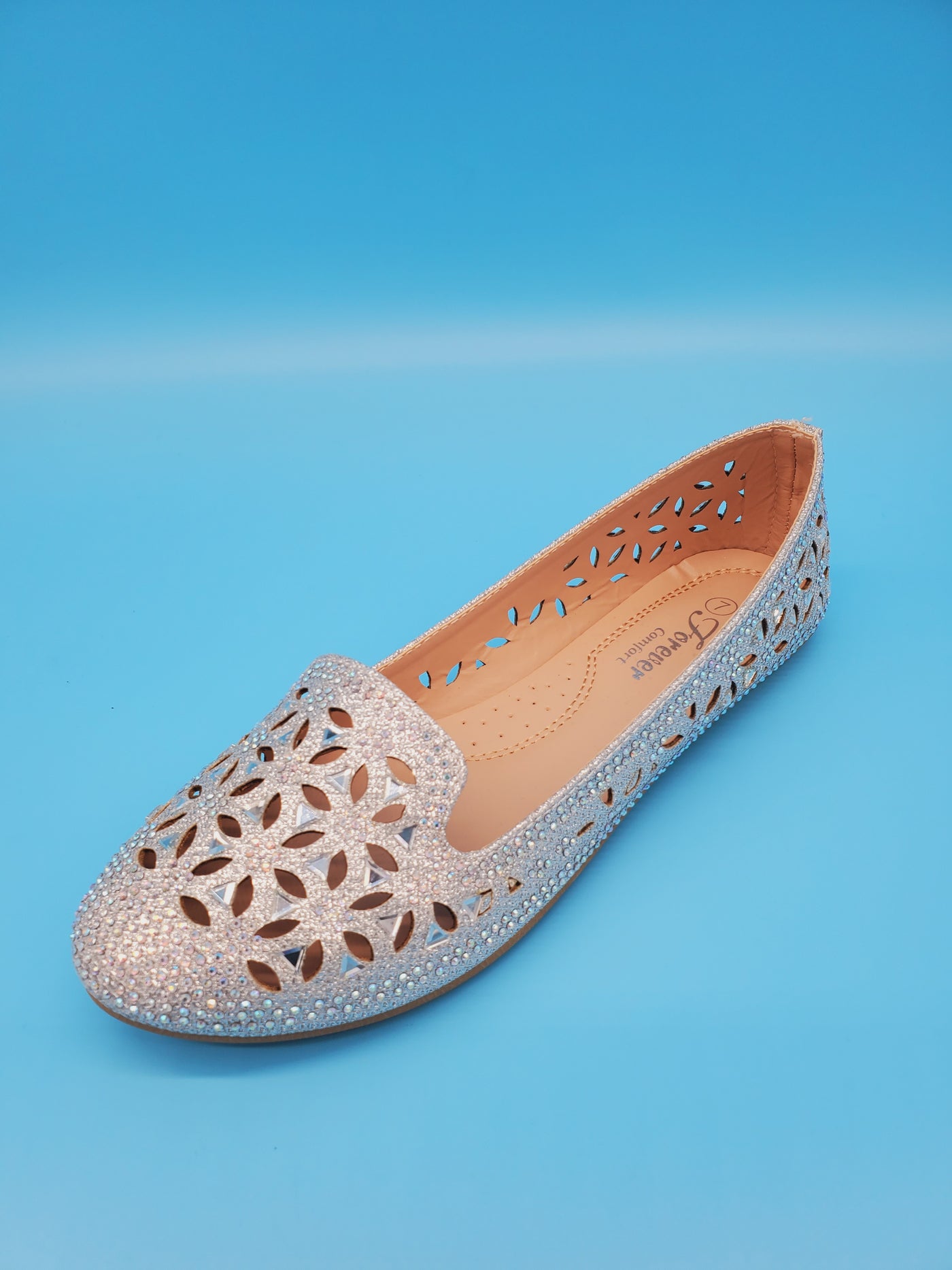 Flat Ballet Sparkly Crystal Shoe