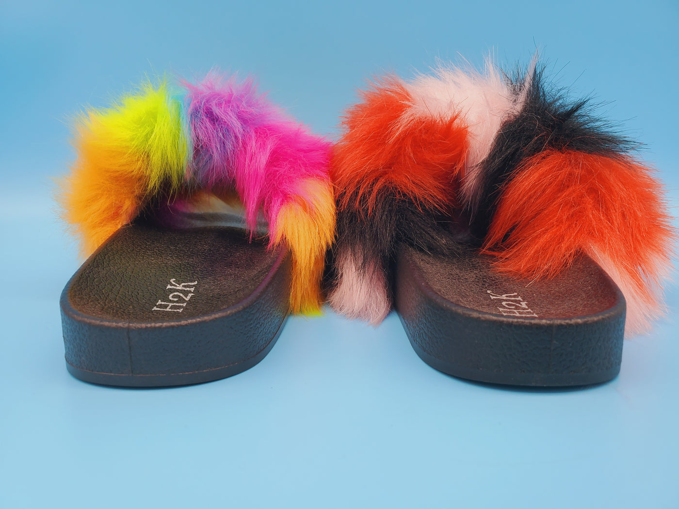 Trendy Fur Open Toe Slippers