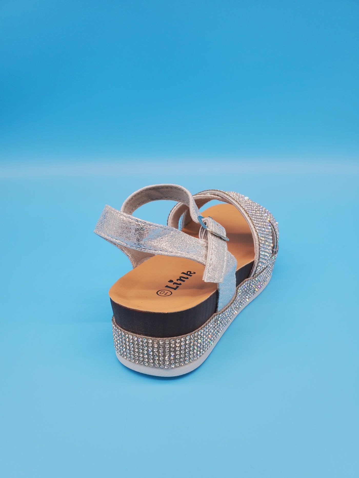 Kids Crossover Band Crysyal Sandals