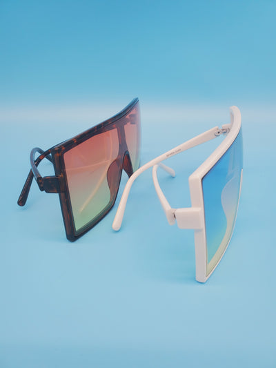 Thin And Oversized Square Sunglasses